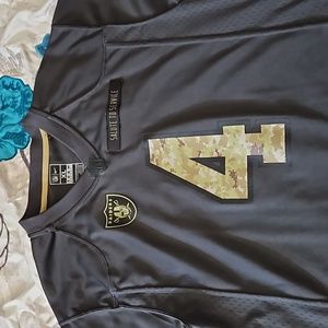 Derek Carr #4 Raiders Official Salute to Service Women's Jersey